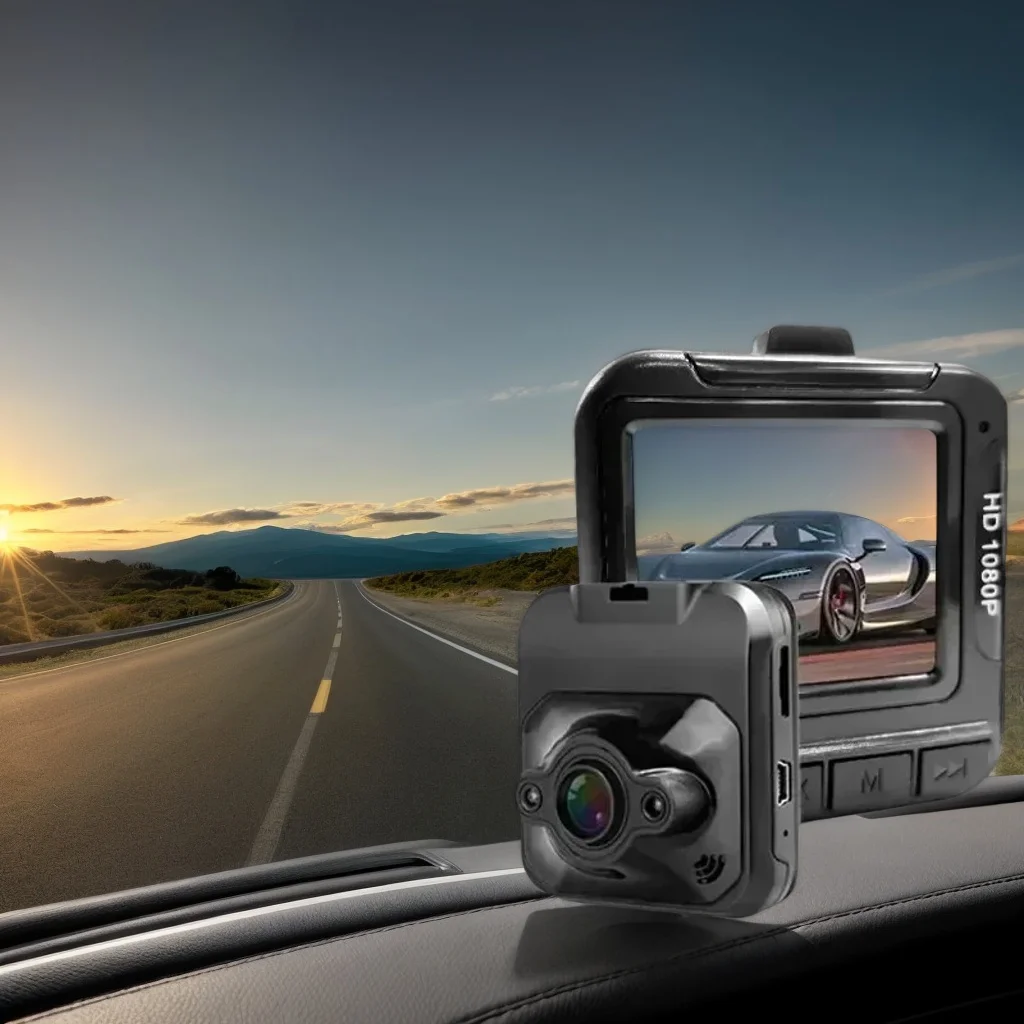 Kamera samochodowa HD 1080P - kamera DVR z lusterkiem wstecznym