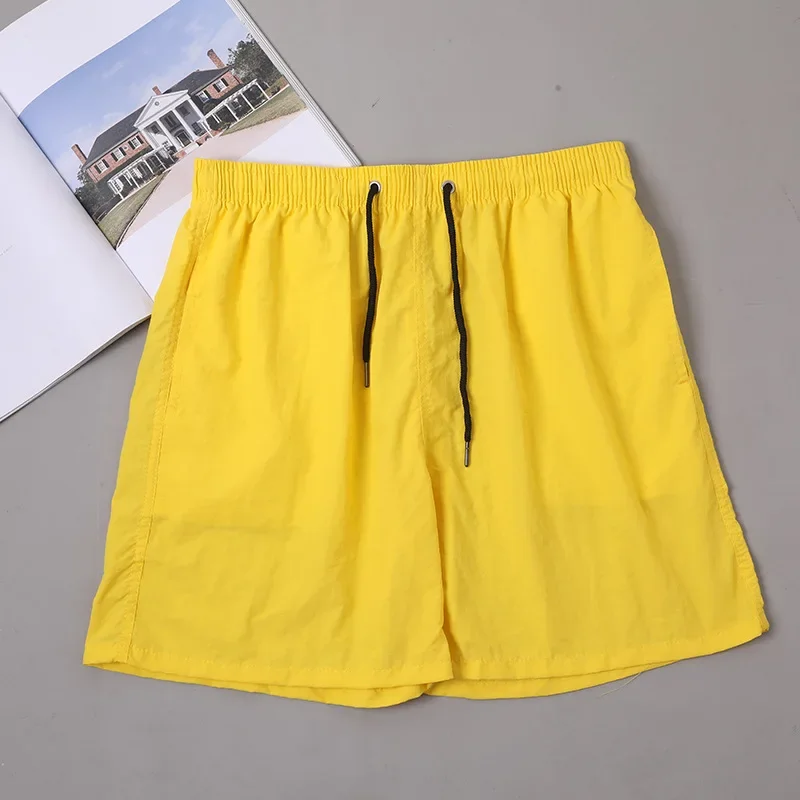 Trendy Men's Beach Style Straight Quarter Shorts