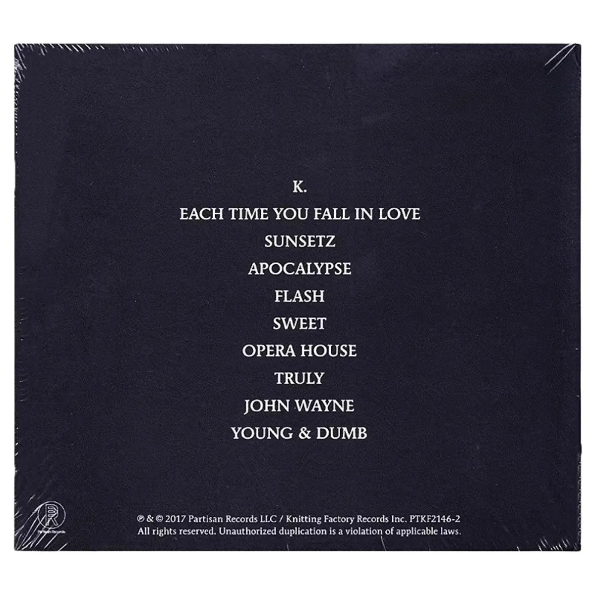 Cigarettes After Sex 셀프 타이틀 앨범 CD (미국판) - CAS 팬들을 위한 재고 음악 디스크