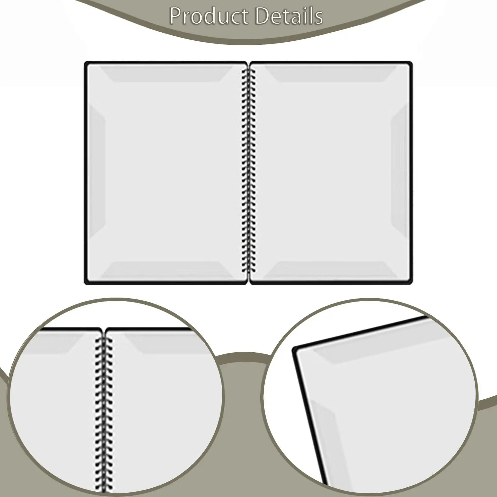 Sheet Music Folder A4 Sturdy Practical Portable Choir Folder,Organizer for Piano Marching Band Stage Performance Musicians