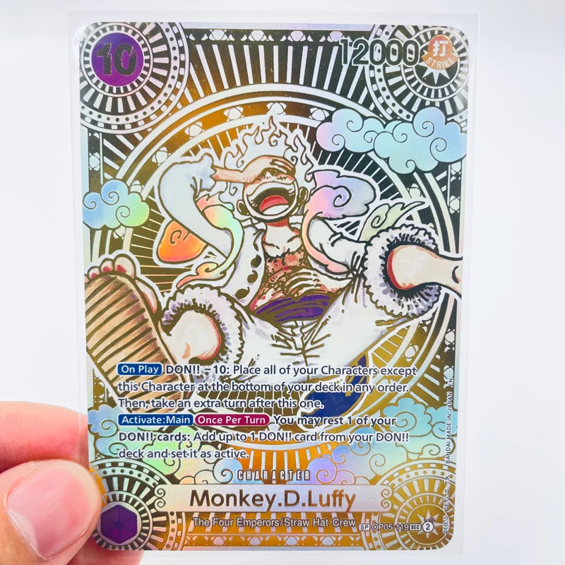 One Piece Card Game DIY Monkey D. Luffy (Gear 5)  (119) (SP) (Gold) - Manga Parallel Art -