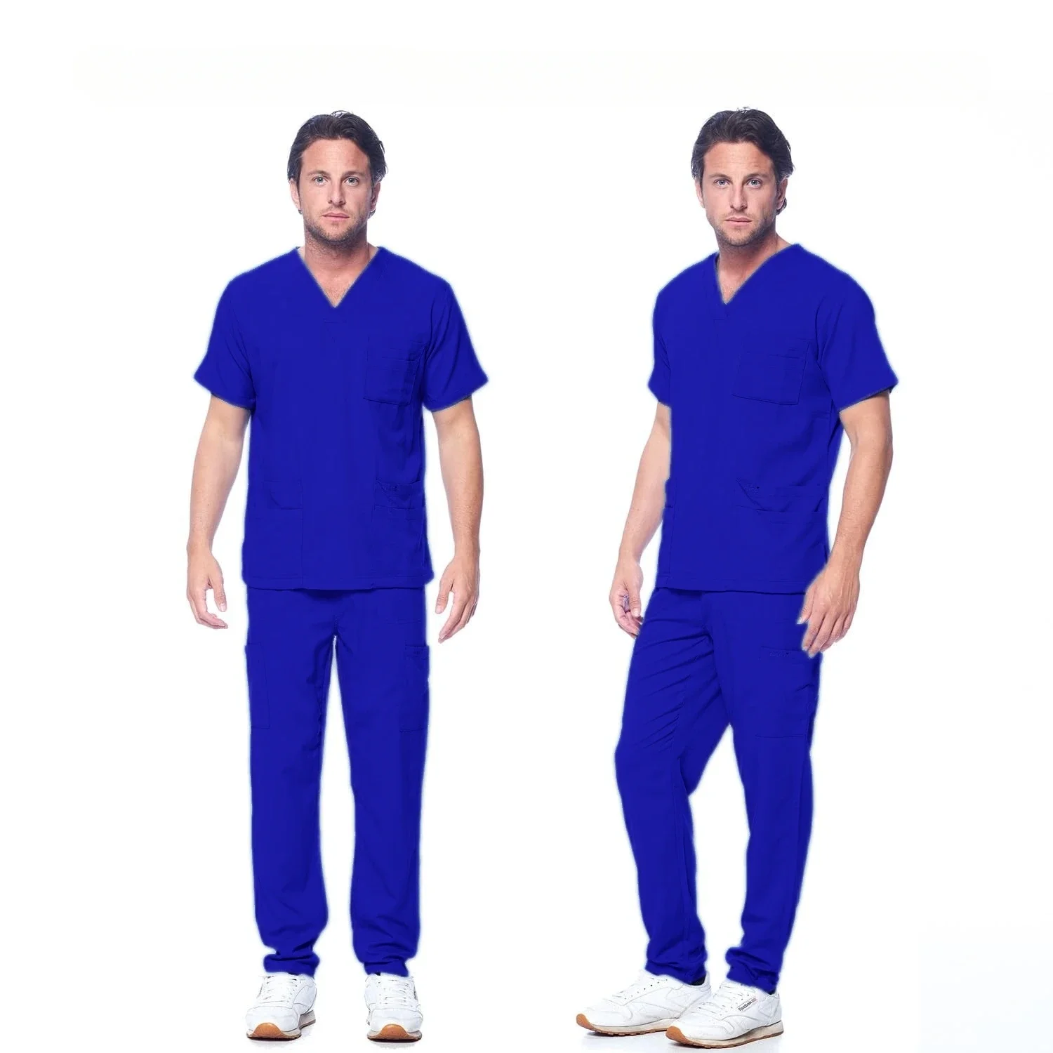 Top Sell Traspirante Uniformi Ospedaliere Casual Scrub Medico Donne Manica Corta Scrub Infermieristico Set Jogger Dottore Scrub Uniforme