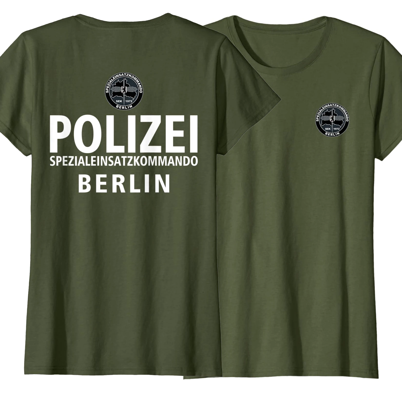 Germany Berlin SWAT  SEK Spezialeinsatzkommando T-Shirt. Premium Cotton Short Sleeve O-Neck Mens T Shirt New S-3XL