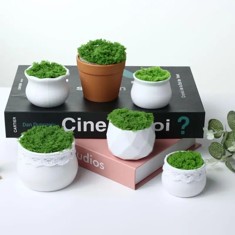 5Pcs Creative Balcony Fake Flowers Garden Decoration Flower Pot Bonsai Ornament Flower Arrangement Device Vase