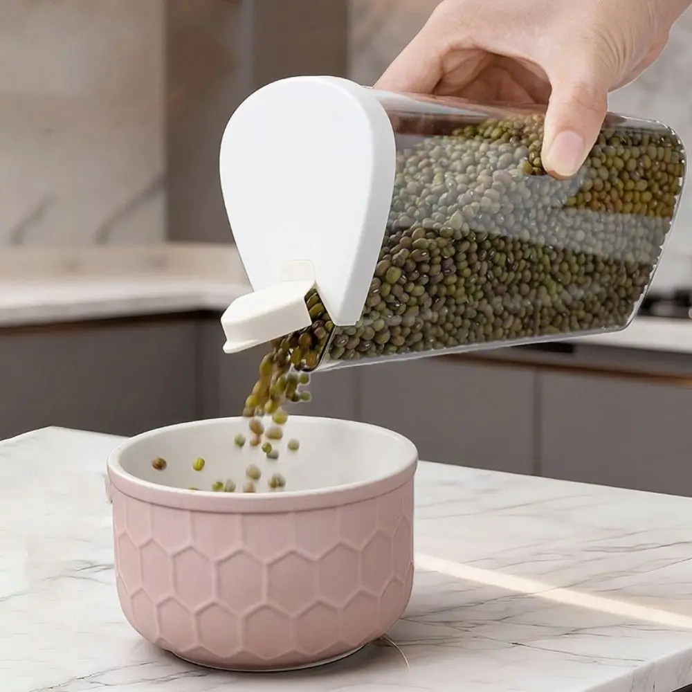 

6 Pieces Food-Grade 6 Grids Grain Storage Box Airtight Dust-proof Rotating Rice Container Moisture-Proof Bug-Proof