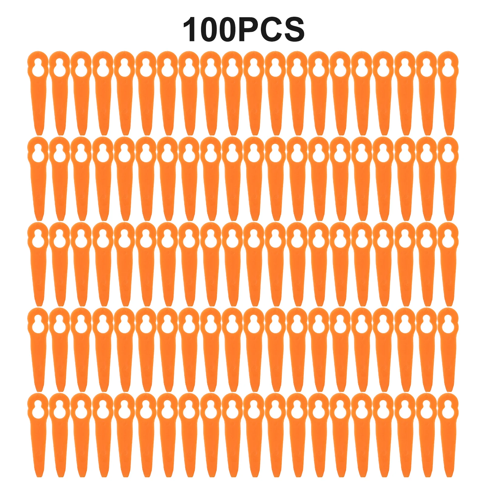 

100pc Plastic Blades For FSA 45 Cordless Grass Trimmer Mowing Heads Replacement Plastic Blades For Your Trimmer Lawn Mower Parts