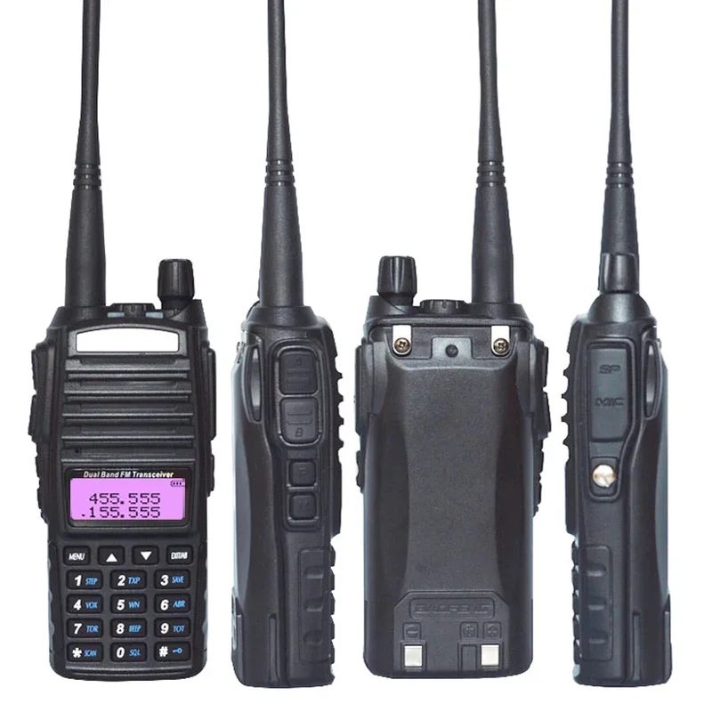8W High Power Baofeng UV82 Dual Band Walkie Talkie VHF UHF FM Ham Radio Portable Hunting Amateur Transceiver
