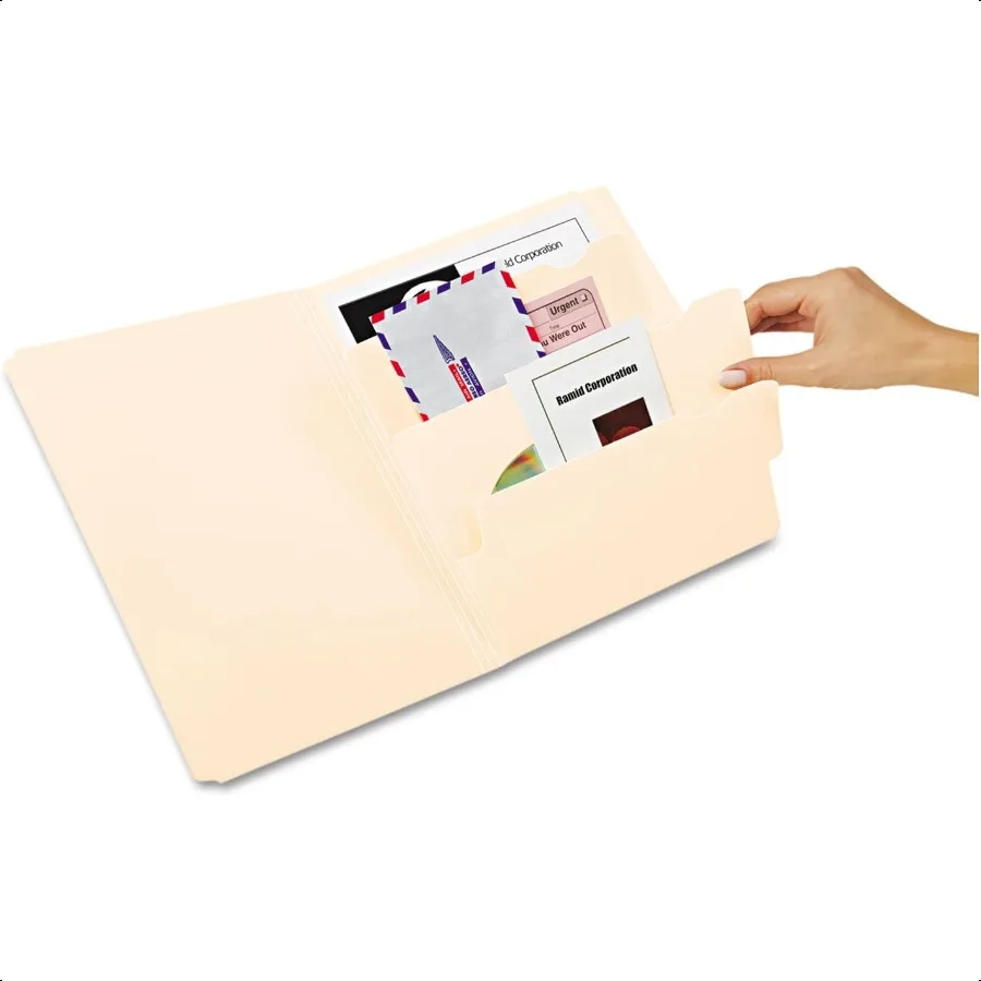 Pendaflex Divide It Up File Folders Letter Size Manila 24 Pack 10770