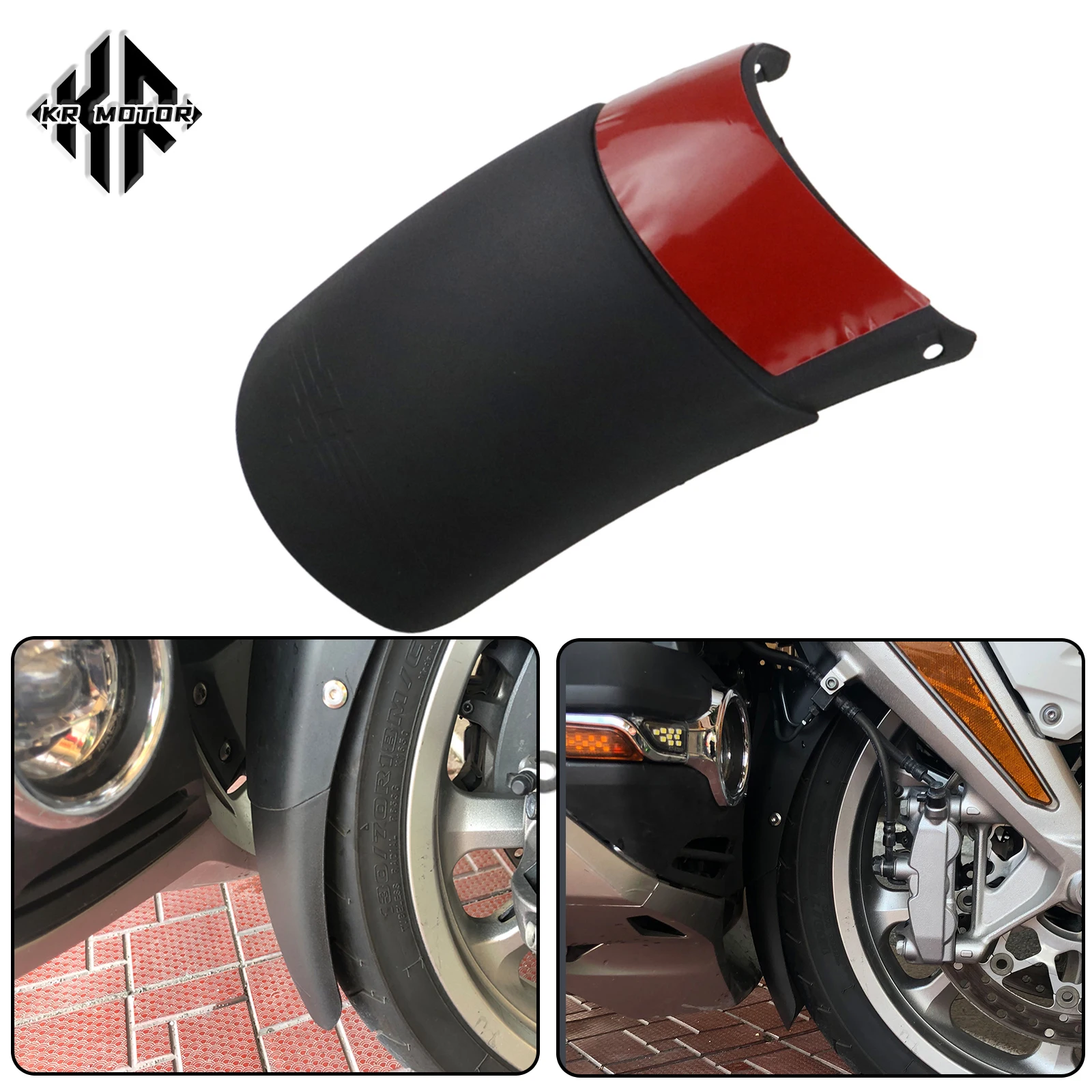 KR MOTO For Honda Goldwing GL1800 GoldWing GL1800 2018-2023 Motorcycle Front Mudguard Extension Fender Extender Mud Splash Cover