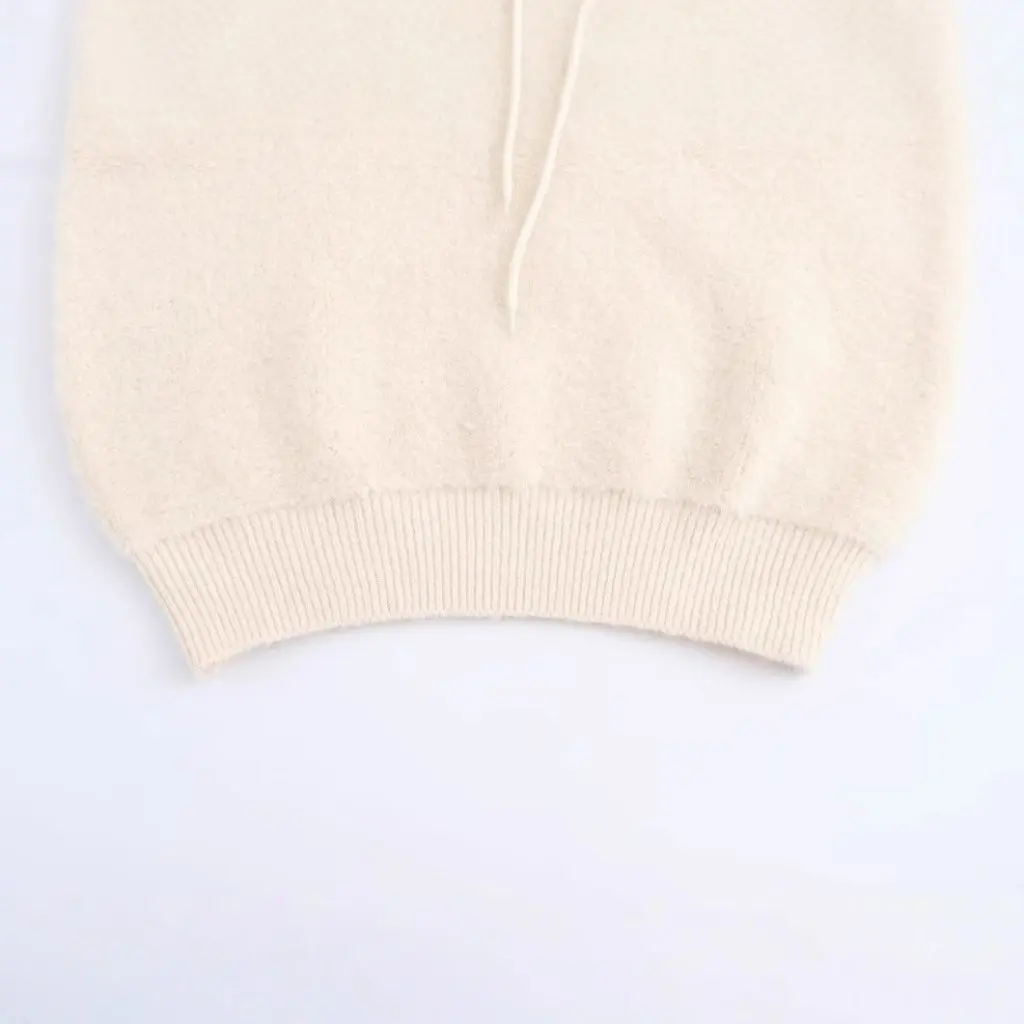 

Женский модный толстый вязаный жилет, осенний повседневный полотенце с капюшоном в европейском и американском стиле на полумолнии