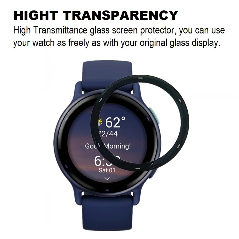 Защитная 3d-пленка с закругленными краями для смарт-часов Garmin Vivoactive 5, мягкая защитная пленка с полным покрытием, 3 шт.