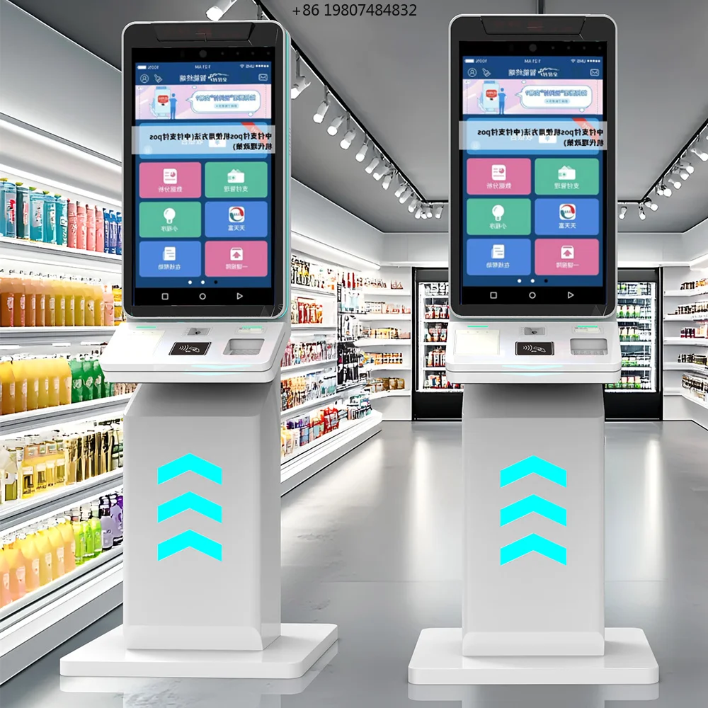 Custom Self-Service Kiosk for Aliexpress, LED HD Screen Floor Standing Design SDK Enabled Indoor
