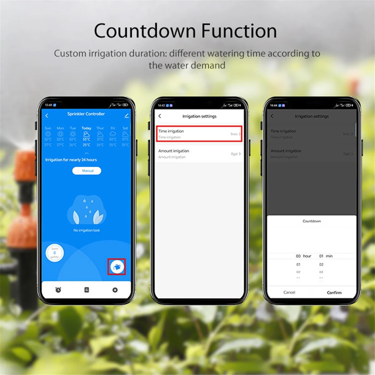 AD41-ZigBee Waterer Doodle Smart Single Way Garden Waterer Timer มัลติฟังก์ชั่นสะดวก Waterer