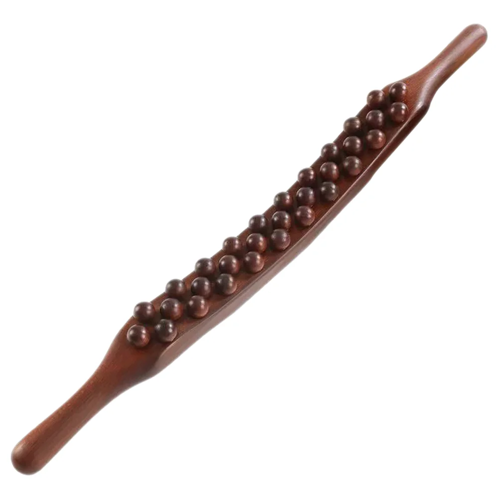 Body Massaging Stick Multi-Function Muscle Massage Stick for Body Massage Gua Sha Tool Back Massager Stick Wooden Therapy