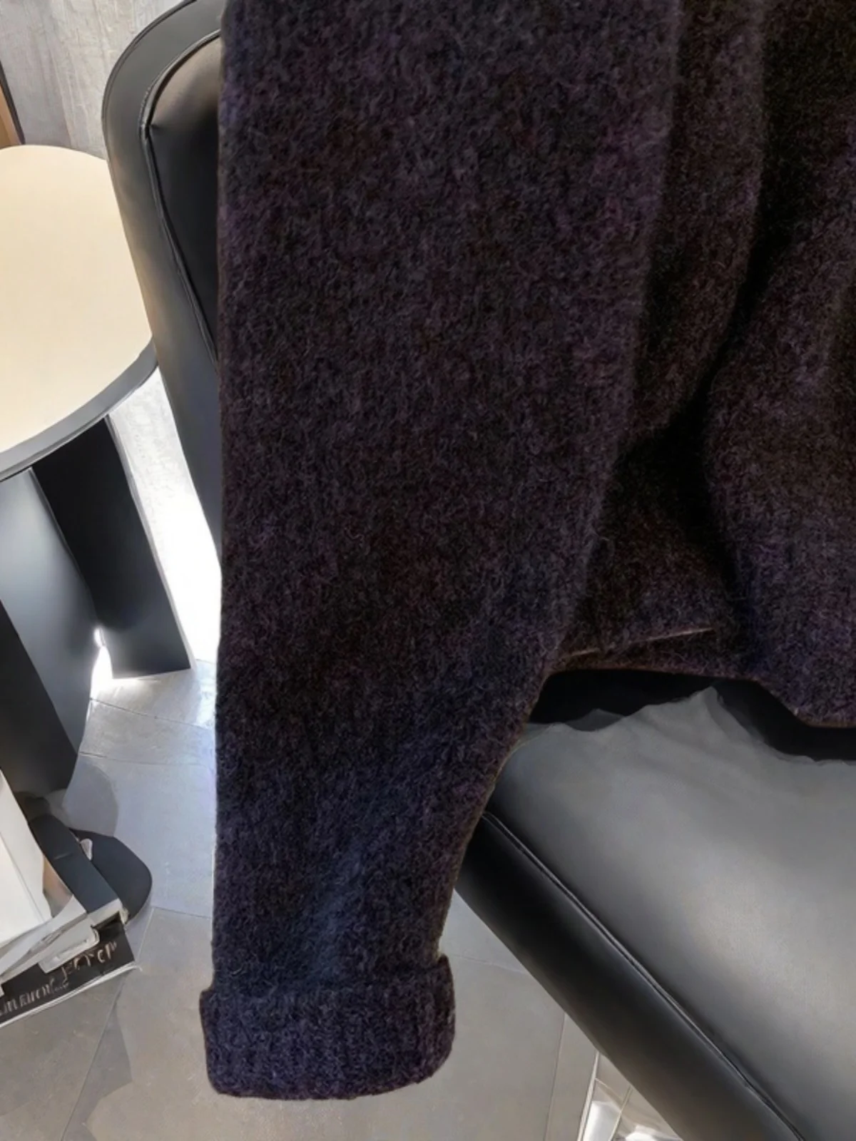 الترتر مسمار حبة سترة برقبة على شكل v المرأة ربيع الخريف النمط الفرنسي فضفاض تنوعا متماسكة الأعلى التنقل بلون البلوز