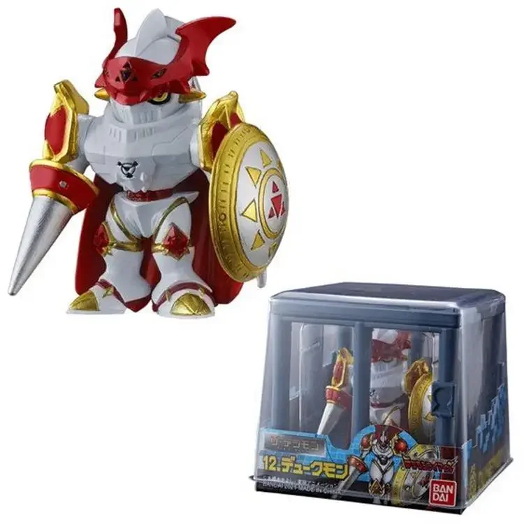 BANDAI CANDY TOY Digimon Adventure Anime Figures Collection Series Devidramon Dukemon Guilmon Action Figure Model Toy Gifts