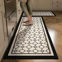 New Soft diatom mud absorbent kitchen carpet stain-resistant floor mats simple floor mats restaurant floor mats