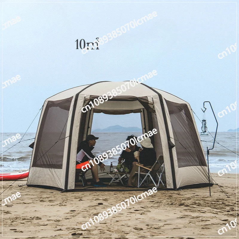 Hexagonal Inflatable Tent Inflatable Canopy Rainproof and Sunscreen Camping