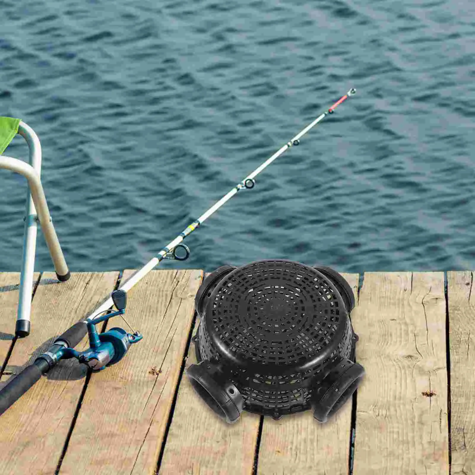 

Indoor and Outdoor Gazing Ball Stand Globe Reflective Crawfish Traps Fishing Cage Plastic Net Crayfish Crab Catching Fishnets