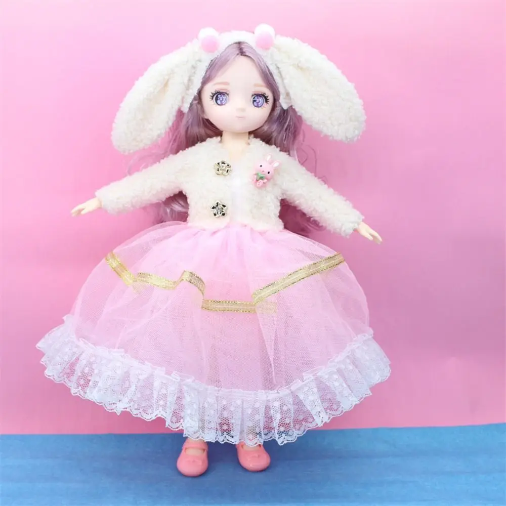 Ankleidepuppe, sphärisches Gelenk, 30 cm, Bjd-Puppe, Anzieh mit Kleidung, 1/6 Bjd-Puppen, DIY, niedliche aufklappbare Puppe, Kind