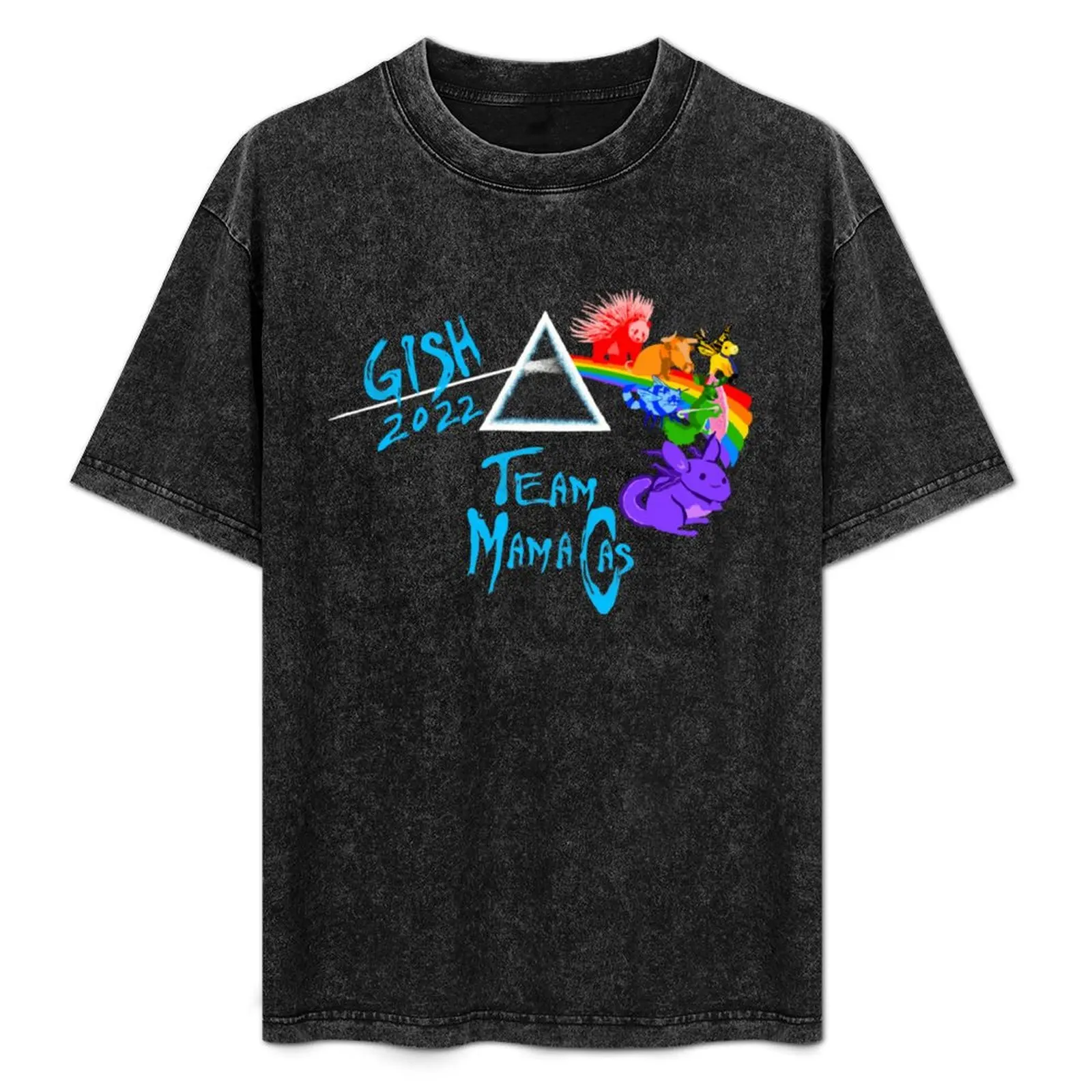 

Team MamaCas GISH 2022 MascotSideoftheMoon T-Shirt luxury designer oversized graphic tee boys whites mens clothes