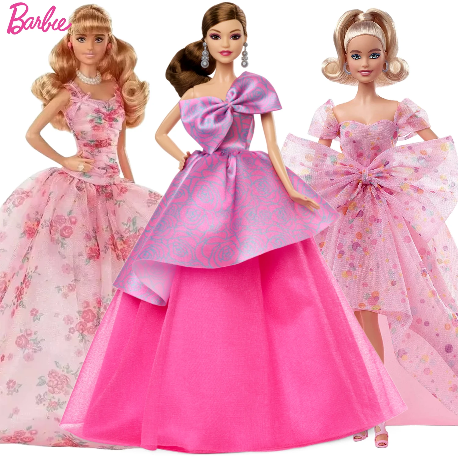 

Original Mattel Barbie 2025 Signature Birthday Wishes Dolls Collector Genuine Brand Toys Girls Birthday Christmas Gifts