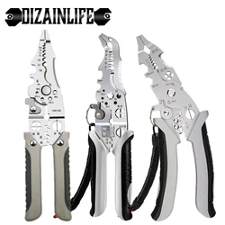 New Multifunctional Wire Crimper Pliers Cable Cutter Adjustable Automatic Electrical Wire Stripper Stripping Terminal Hand Tool