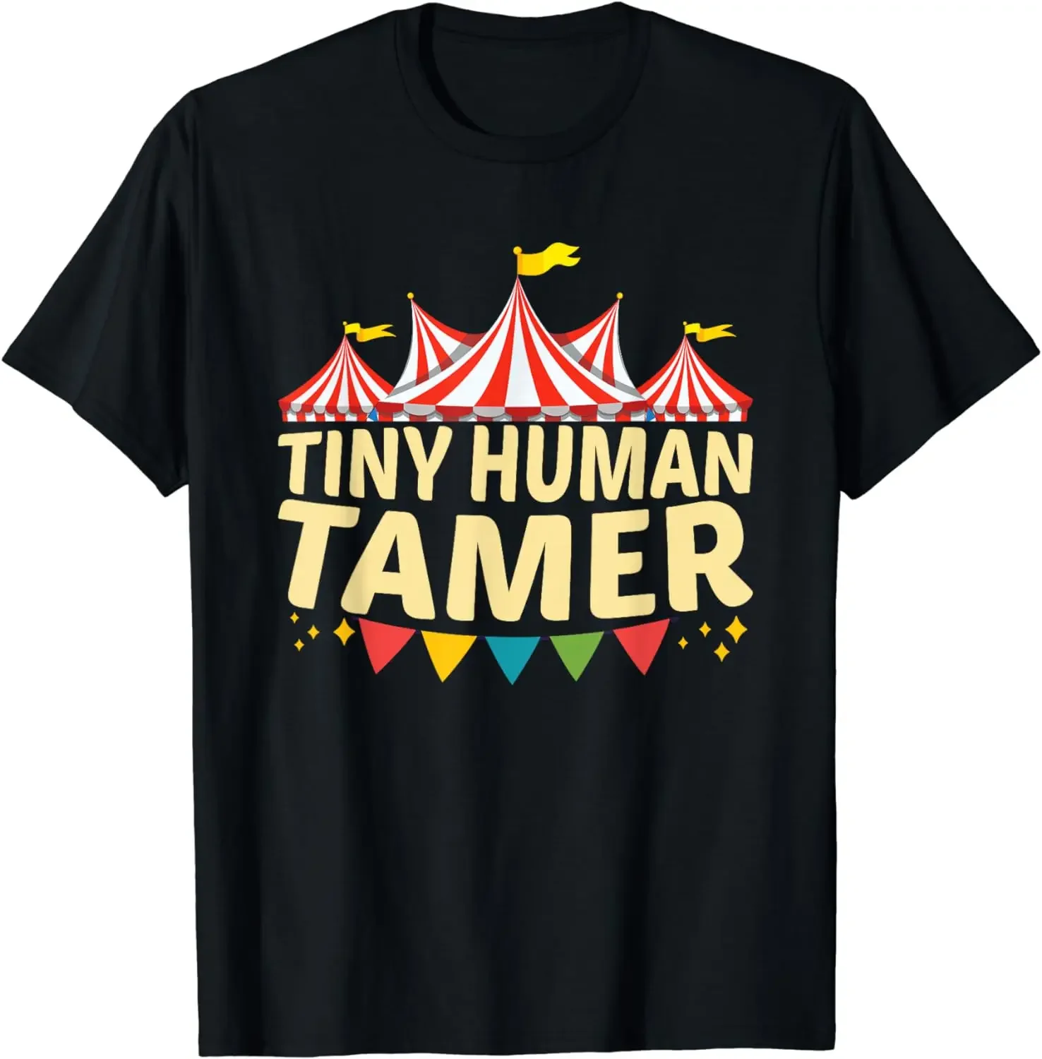 Tiny Human Tamer Funny Aesthetic Circus Art Carnival T-Shirt  Women Clothes Tops Graphic T Shirts Camisetas