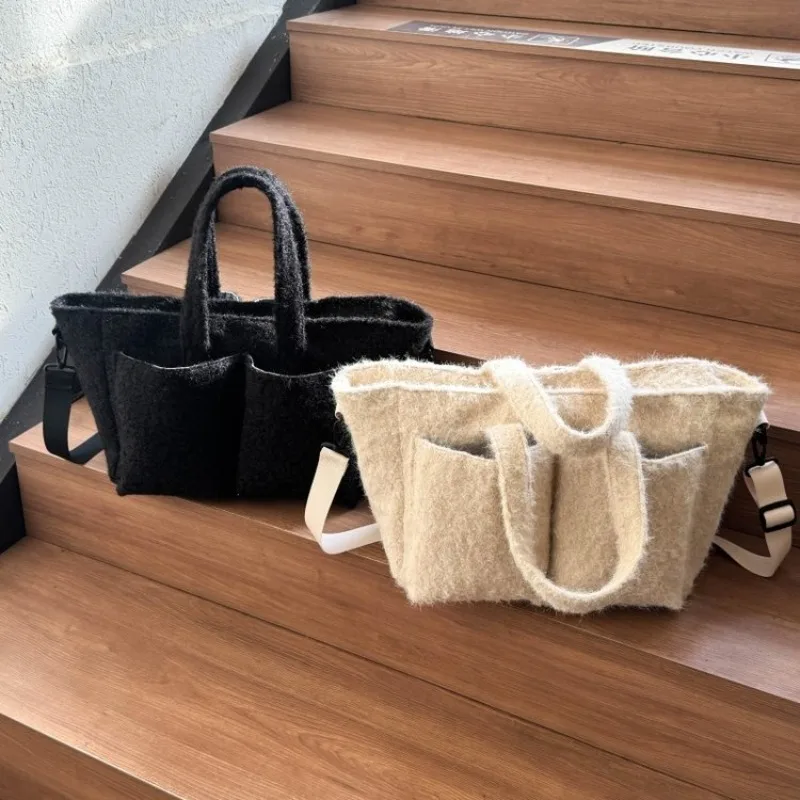 Unique Leisure Business Diaper Bag Casual Clutch Mini Simple Letter Logo Trendy Crossbody Handbag Ladies