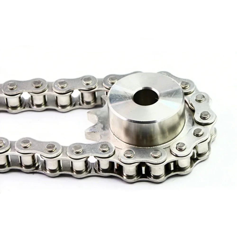 

304 Stainless Steel 16A 1 Inch Pitch Sprocket 10 11 12 13 14 15 16 17 18 19 20-30 Teeth Industrial Transmission Chain Sprocket