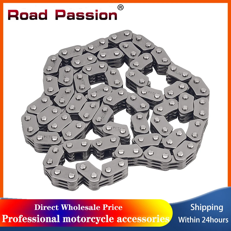 

Road Passion Motorcycle Crankshaft Cam Timing Chain 3+4 118 Links for YAMAHA WR250R WR250X WR450F YFZ450 YZ450F 945-91571-18