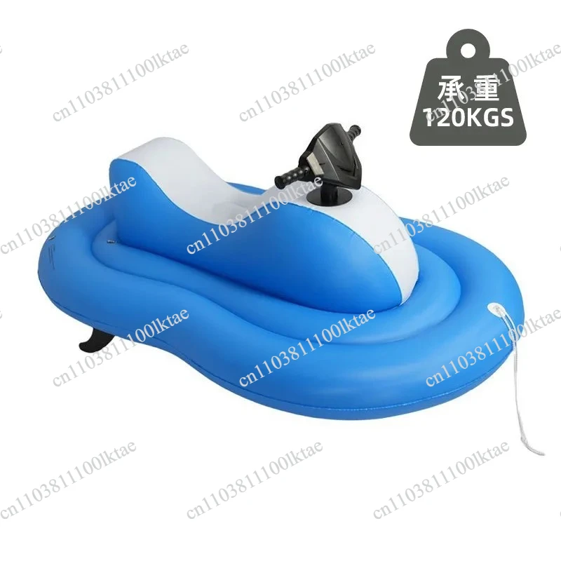 Custom Kids Inflatable Jet Ski, Motorized Ride-On Pool Float, Electric Water Toy for Children, Water Amusement Equipment