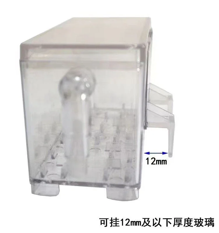 small fish tank wall-mounted transparent filter box suction water purification mute turtle box low level