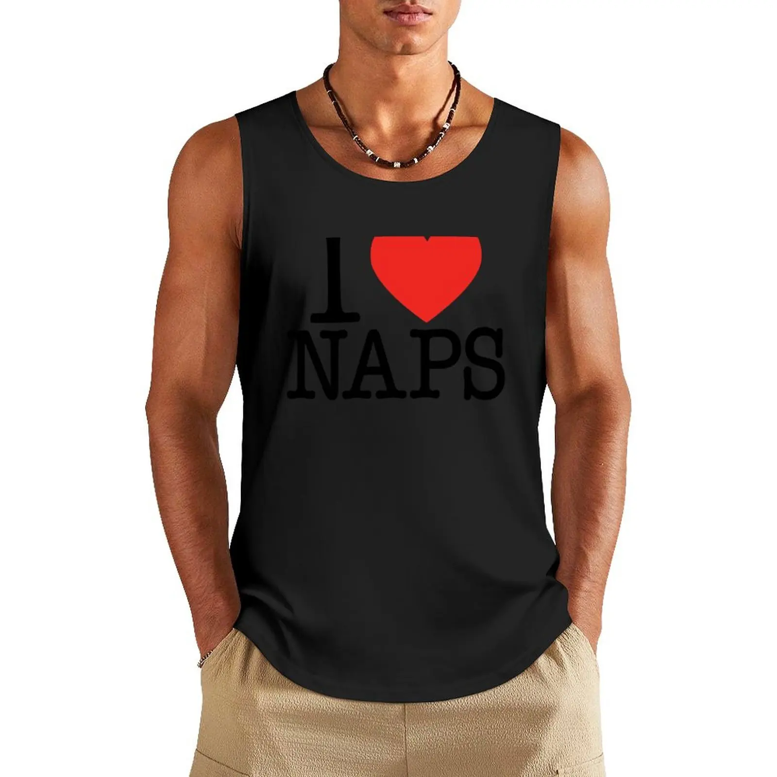 I Heart Naps - Bed Lover - Funny Retro Style Tank Top sexy clothes men bodybuilding t shirt