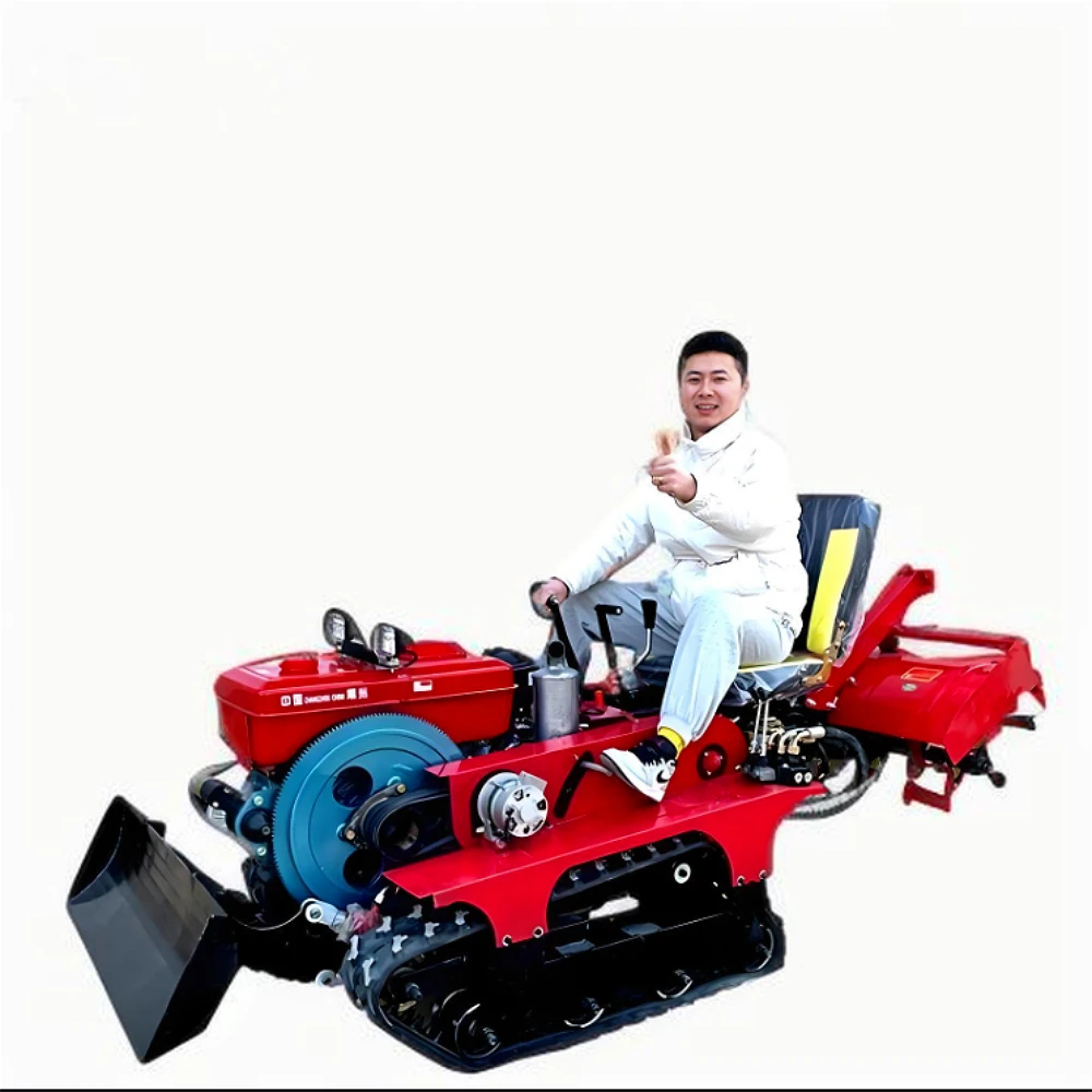 Multi-functional Tracked Rotary Tillers and Various Agricultural Implements Are Available At Special Prices.