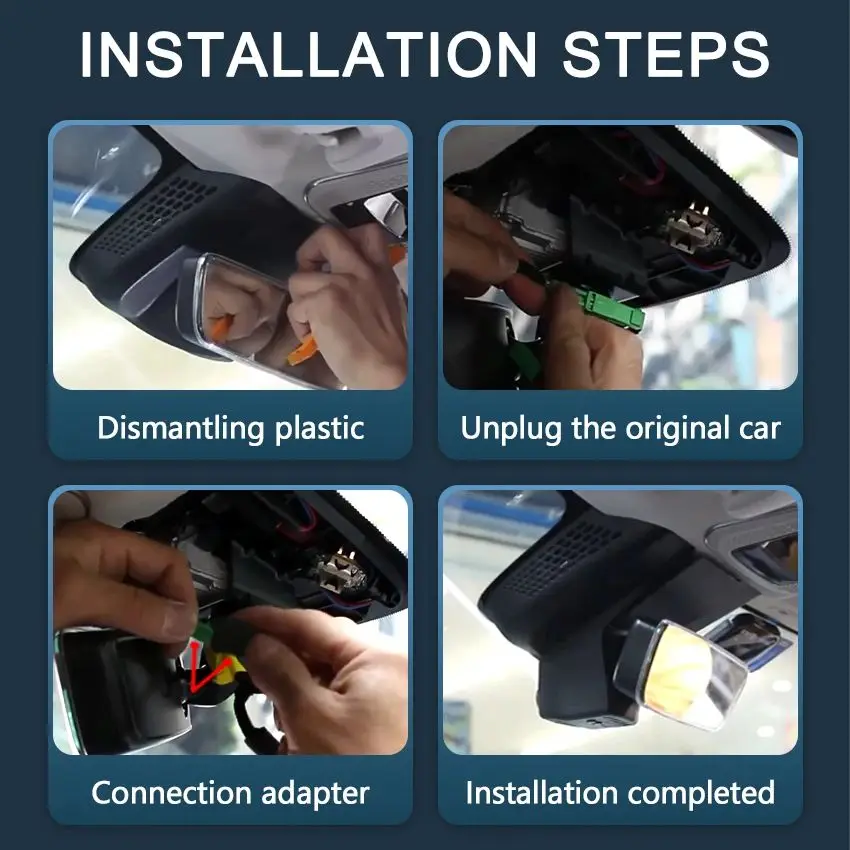 Nueva Cámara de Video para Auto 4K Plug and Play con Wifi, Grabadora DVR para Lynk & Co 01 2017-2025, para Lynk Co 05 05+ 2020 2021 2022