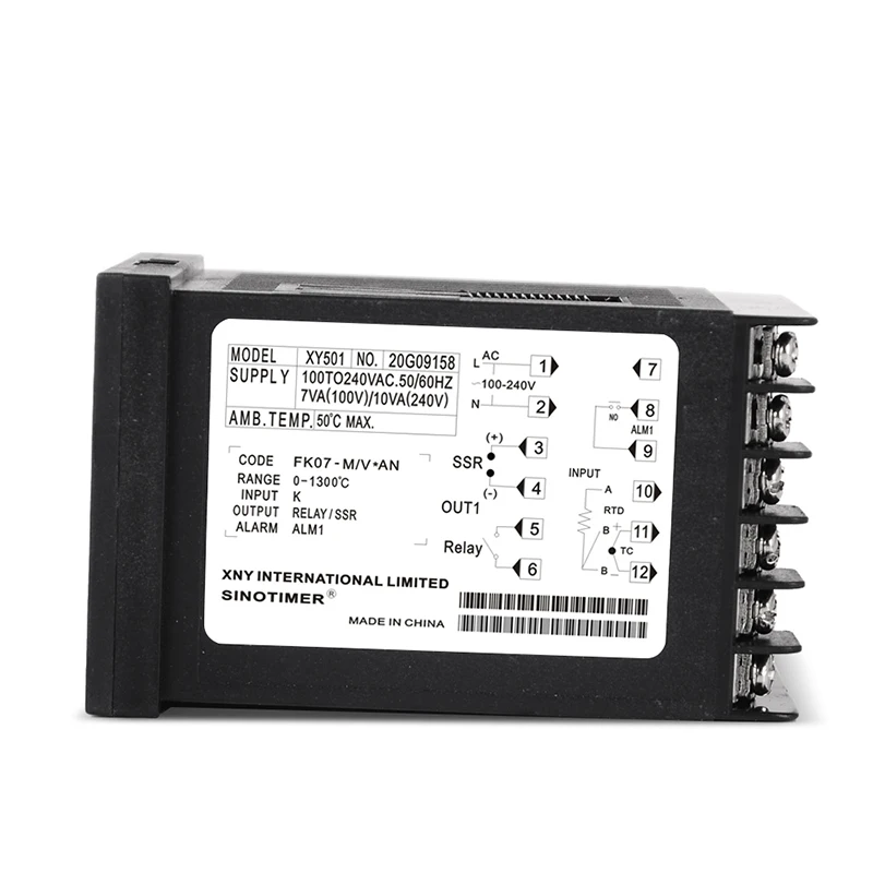 Large Digital PID Temperature Controller Heating Cooling Relay Thermocouple K J Input Universal Output Relay / SSR Thermostat