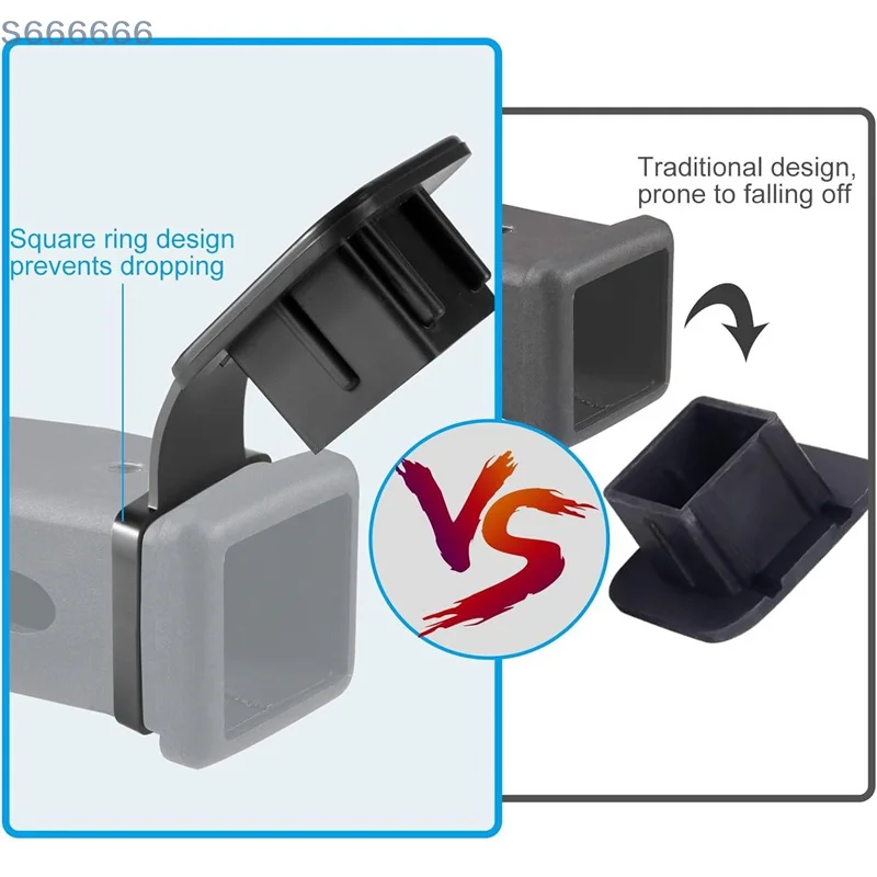 السيارات الخارجي اكسسوارات السيارات وصلة مقطورة غطاء 2 بوصة مقاوم للماء سحب وصلة يغطي Uni-versal التوصيل غطاء أنبوبي حامي #2