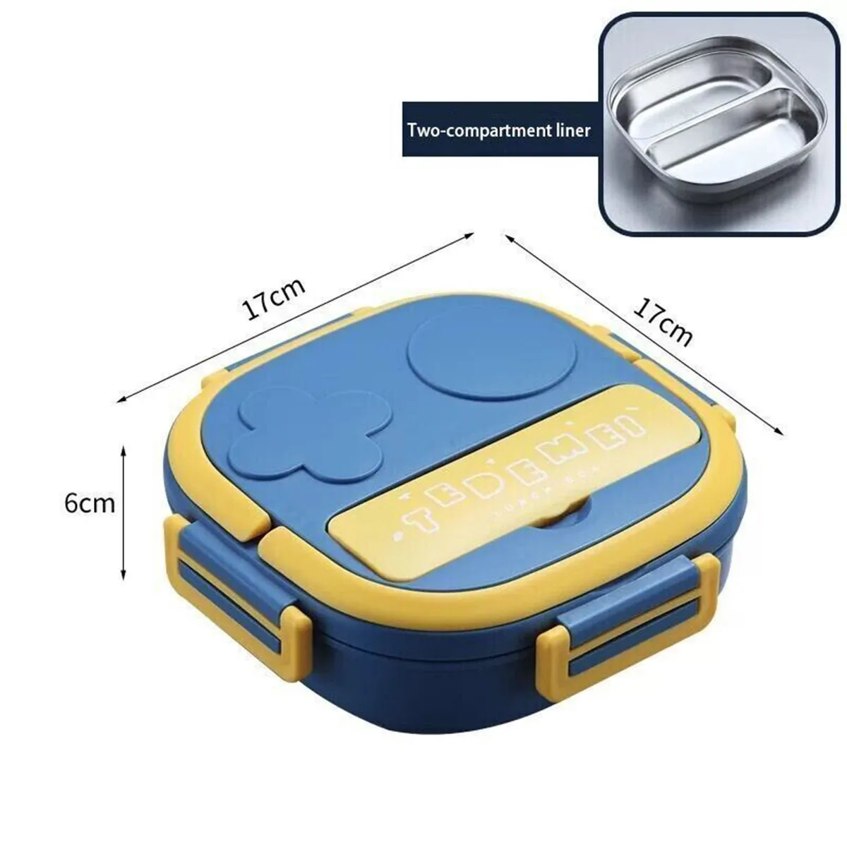 500ml Stainless Steel Lunch Box Outing Tableware Portable Baby Child Student Children's Food Container Outdoor Camping Picnic