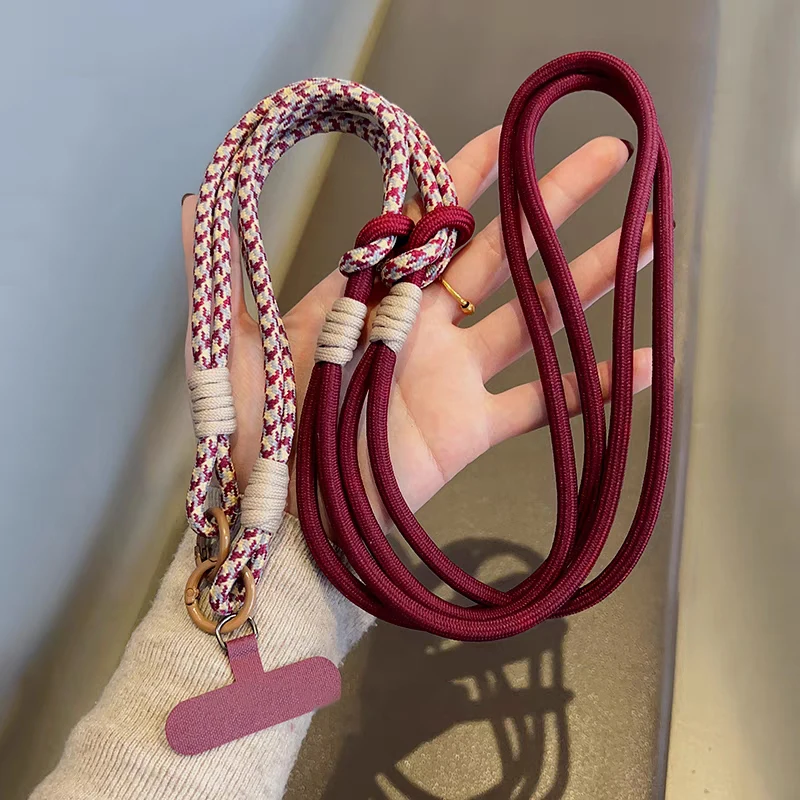 3 في 1 120 سنتيمتر Crossbody الهاتف المحمول معلقة حبل الرقبة الحبل شريط للرسغ للإزالة الهاتف الحبل كوب ماء حبل معلق
