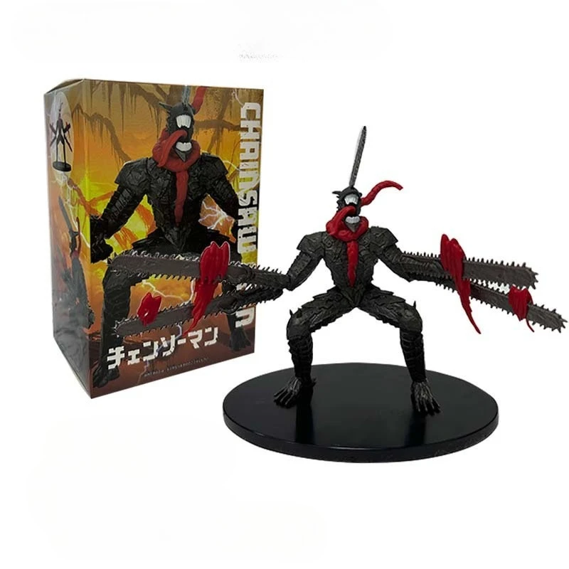 Figura de Anime Chainsaw Man, Modelo Denji de PVC, Adornos de Escritorio, Juguete Coleccionable, Regalos de Cumpleaños