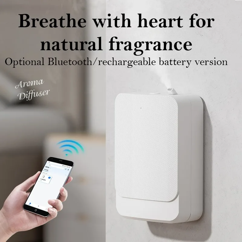 

Новый интеллектуальный аромадиффузор для отелей, лароматерапевтическая машина, ароматизатор воздуха, белый стиль, на батарейках, для ароматических масел