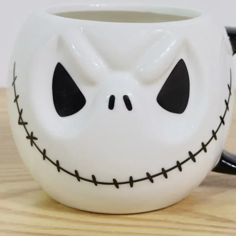 

Disney The Nightmare Skellington Jack Figure Coffee Cup Ceramic Mugs Desktop Model Ornaments Child Christmas Gift