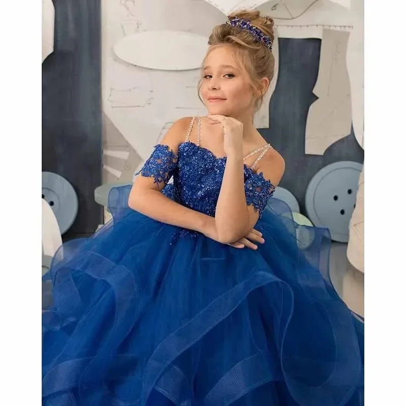 

Weddings Flower Girl Dresses For Gowns Vestidos daminha Girl Pink Arabic In Dubai First Communion Dresses For Girls