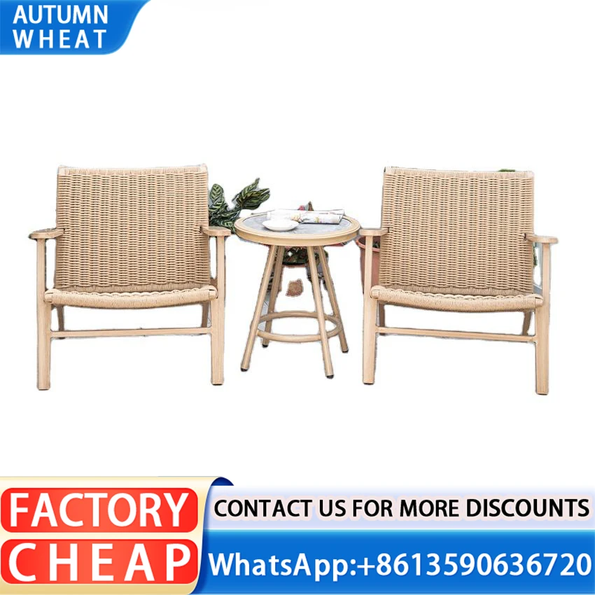 Injection Molded Polypropylene Wicker Outdoor Furniture Garden Sofas in Rattan-Style PP Injection Molded Outdoor Seating