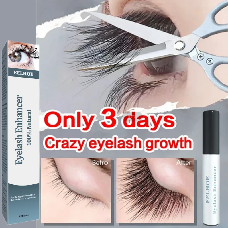 7 Days Fast Eyelash Growth Serum Natural Curl Slender Thick Eyelash Growth Solution Eyelash Lift Lengthening Cosmetics