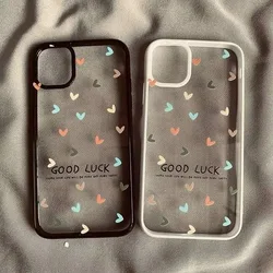 Phone Case For Samsung Galaxy S24 FE S25 S24 S23 S22 Ultra A06 A16 A54 A35 A15 A55 A52 A34 5G Cute Love Heart Shockproof Cover