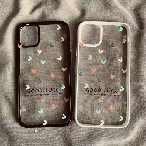Phone Case For Samsung Galaxy S24 FE S25 S24 S23 S22 Ultra A06 A16 A54 A35 A15 A55 A52 A34 5G Cute Love Heart Shockproof Cover