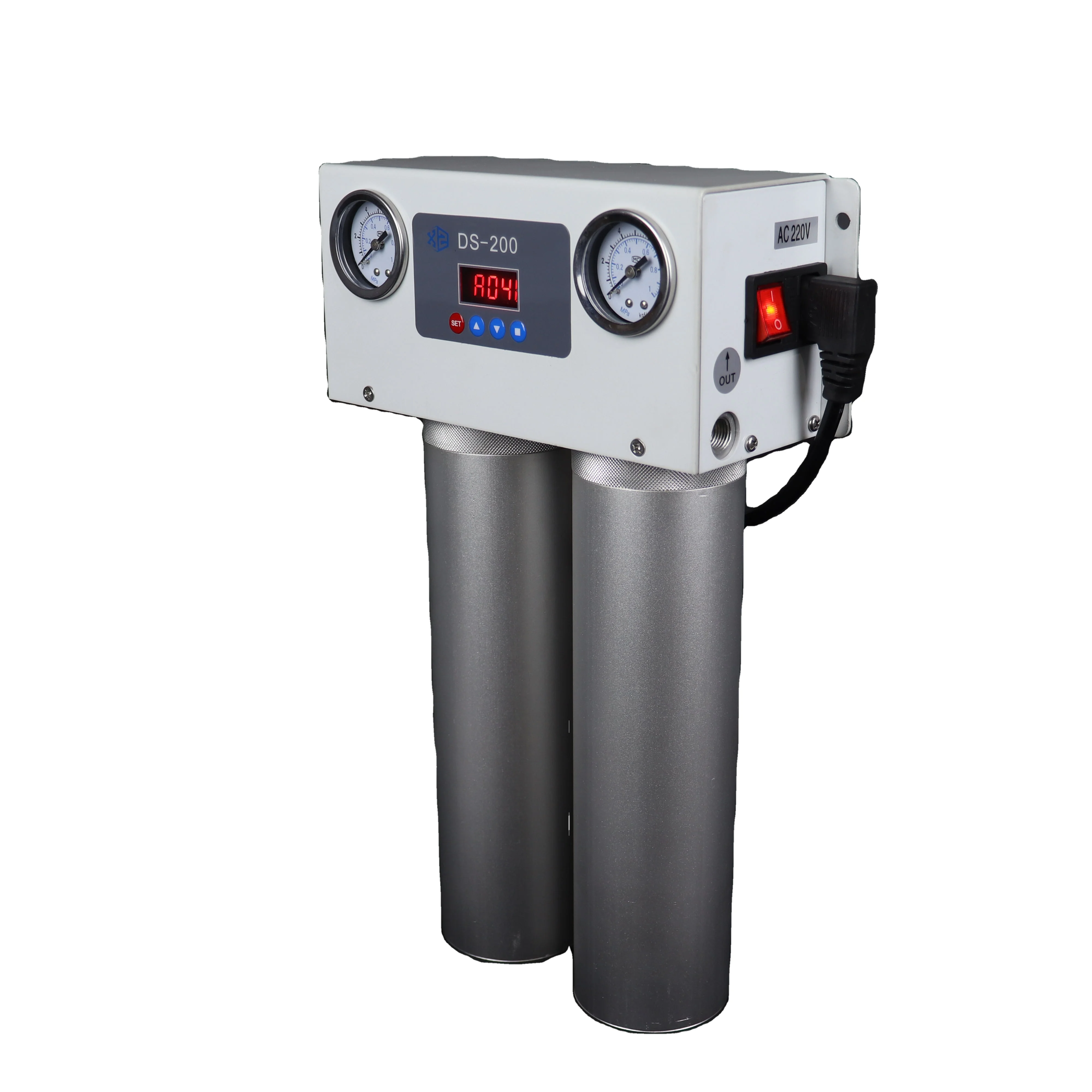 

Advanced Innovative Design Low Failure Rate 200lpm -40 ℃ Dew Point Mini Heatless Adsorption Air Dryer For Air Compressor