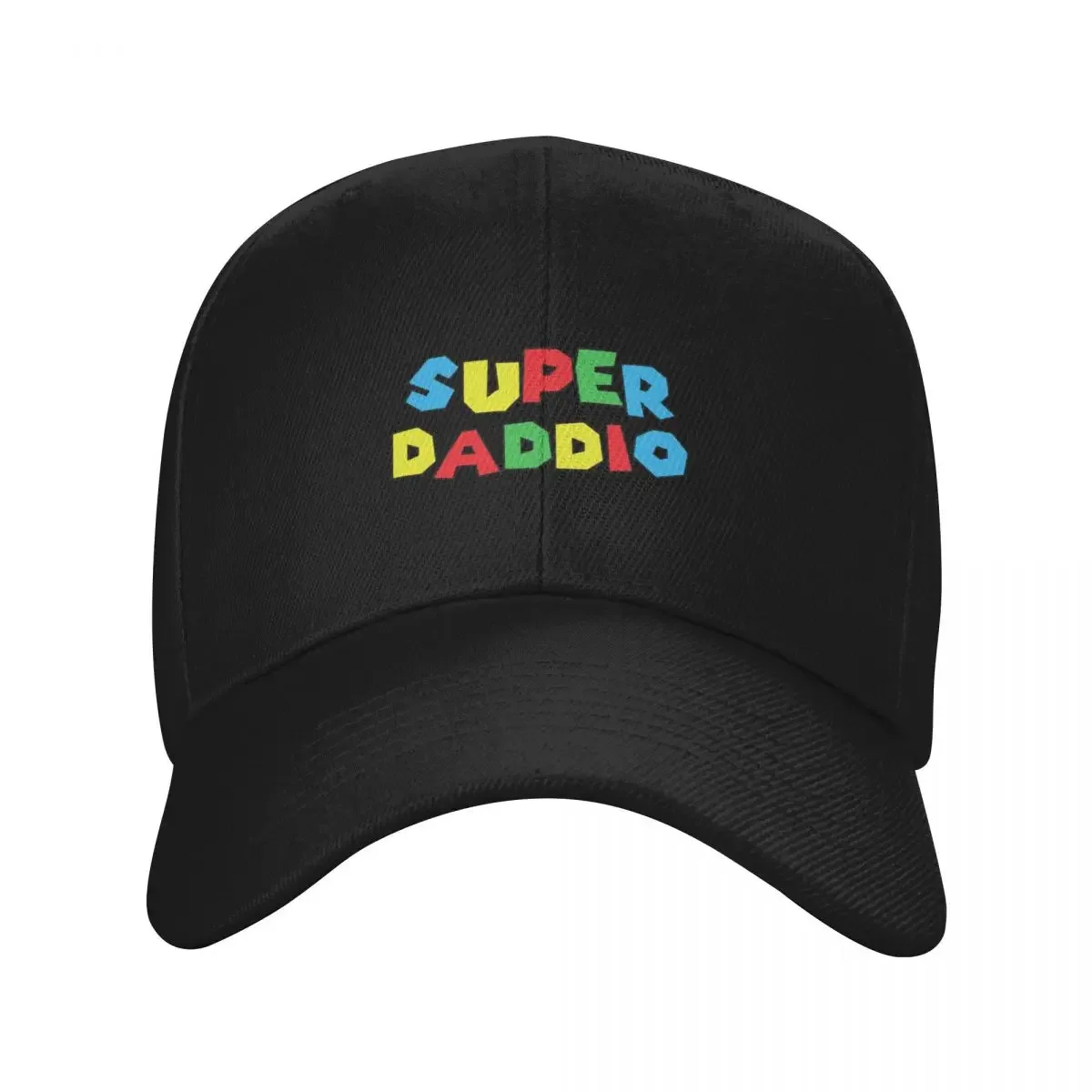 Father's Day Super daddio Gamer Daddy Super Dad Baseball Cap hard hat Icon Big Size Hat western Hat Male Women's